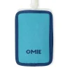 OmieBox Straw, Sippy & Training Cups|Dishes, Utensils & Food Containers*- Pouch Cooler, Freezable Insulated Sleeve, Blue