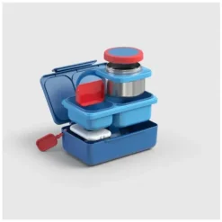 OmieBox Lunch Box|Dishes, Utensils & Food Containers*- Up Carton Bento Box, Cosmic Blue