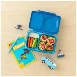 OmieBox Lunch Box|Dishes, Utensils & Food Containers*- Up Carton Bento Box, Cosmic Blue
