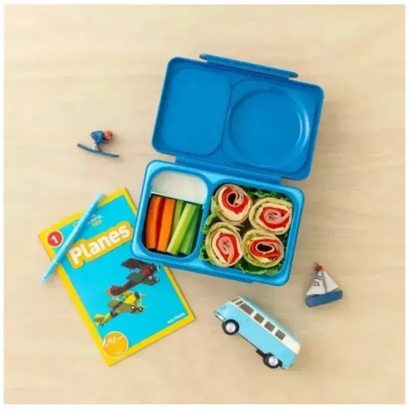 OmieBox Lunch Box|Dishes, Utensils & Food Containers*- Up Carton Bento Box, Cosmic Blue