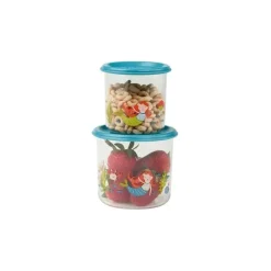 Ore Originals Food Storage*Ore' Originals Isla the Mermaid Large Good Lunch Snack Containers, 2-Pack