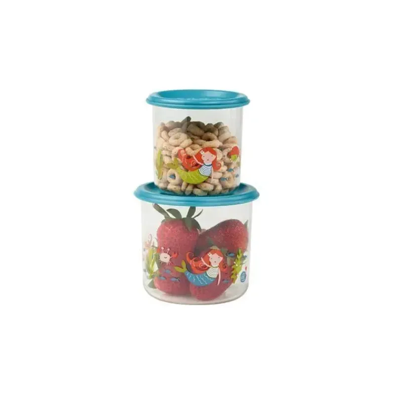 Ore Originals Food Storage*Ore' Originals Isla the Mermaid Large Good Lunch Snack Containers, 2-Pack