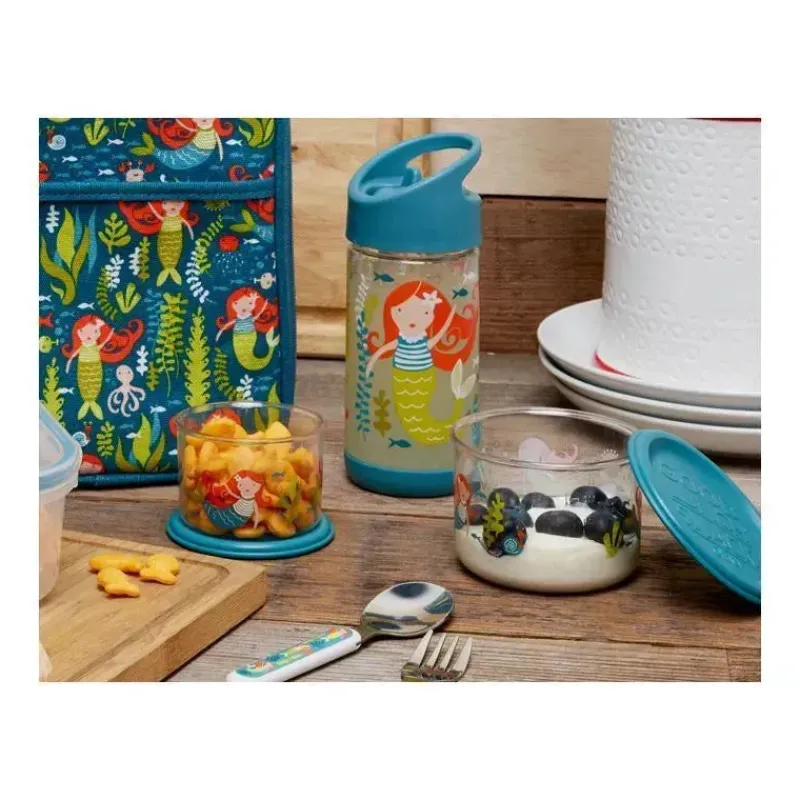 Ore Originals Food Storage*Ore' Originals Isla the Mermaid Large Good Lunch Snack Containers, 2-Pack