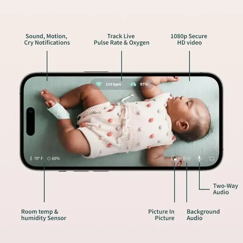 Owlet Cool Baby Products|Video Monitors*- Dream Duo 2 Smart Baby Monitor