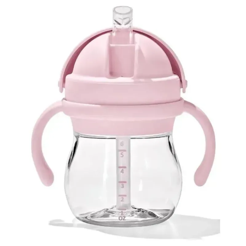 Oxo Straw, Sippy & Training Cups|Dishes, Utensils & Food Containers*- 6 Oz Tot Transitions Straw Cup with Removable Handles, Blossom