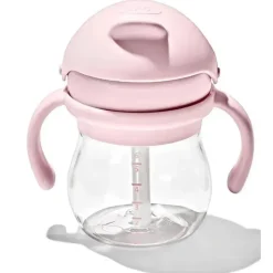 Oxo Straw, Sippy & Training Cups|Dishes, Utensils & Food Containers*- 6 Oz Tot Transitions Straw Cup with Removable Handles, Blossom