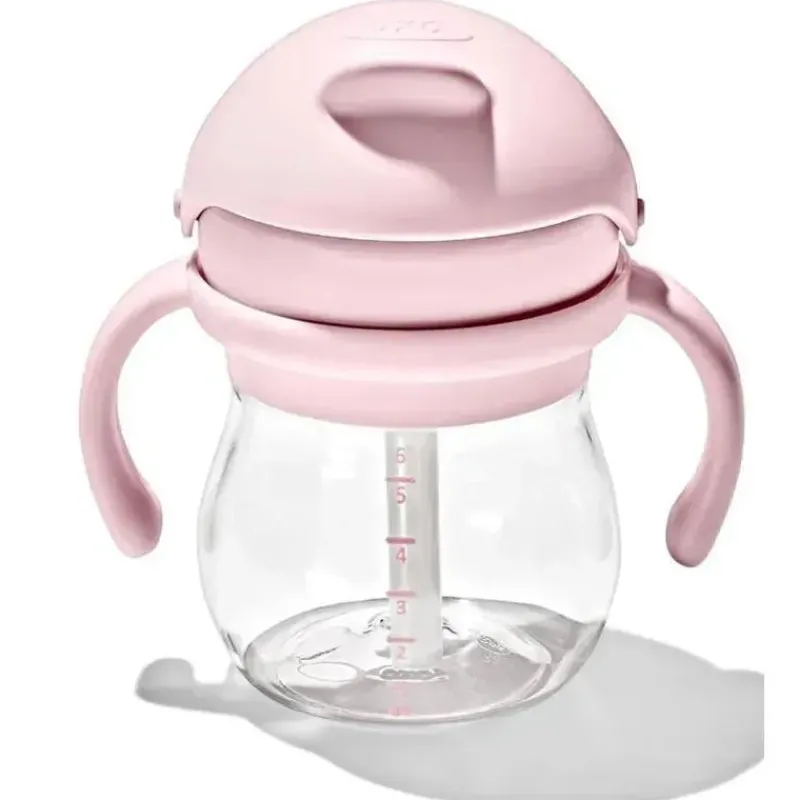 Oxo Straw, Sippy & Training Cups|Dishes, Utensils & Food Containers*- 6 Oz Tot Transitions Straw Cup with Removable Handles, Blossom
