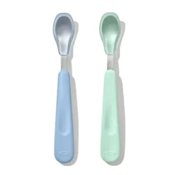 Oxo Utensils & Accessories|Dishes, Utensils & Food Containers*- Feeding Spoon Set With Soft Silicone, Opal & Dusk