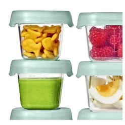 Oxo Food Storage*- Tot 12 Pc Baby Blocks Food Storage Container Set, Opal