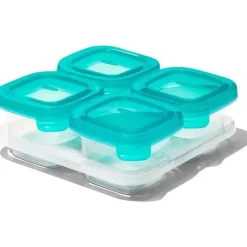 Oxo Food Jars & Snack Cups|Dishes, Utensils & Food Containers*- 4Oz Silicone Baby Blocks, Teal