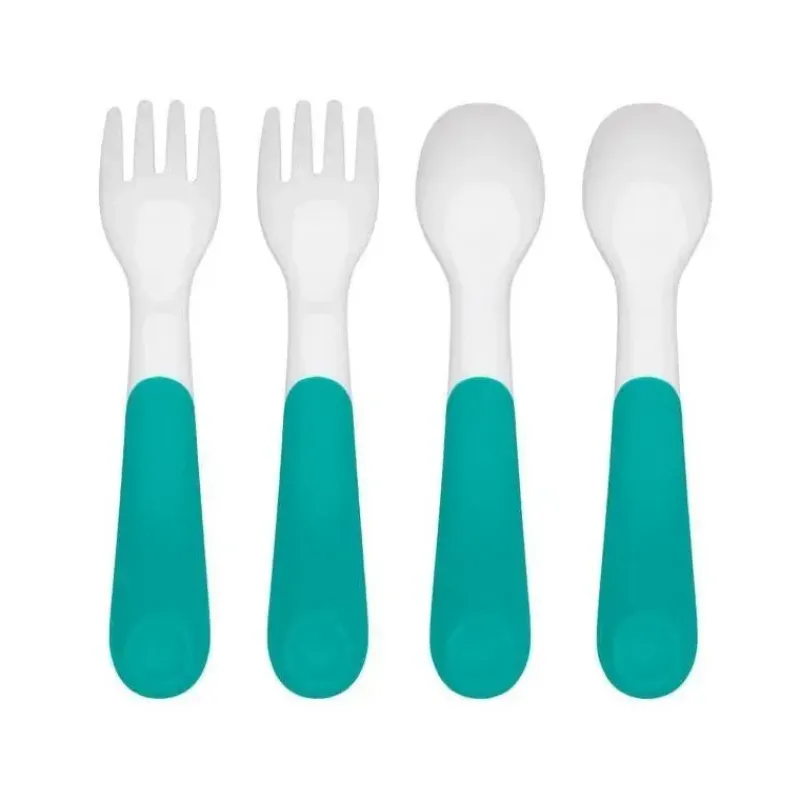 Oxo Utensils & Accessories|Dishes, Utensils & Food Containers*- 4Pk Tot Plastic Fork & Spoon Multipack, Teal