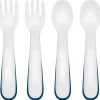 Oxo Utensils & Accessories|Dishes, Utensils & Food Containers*- 4Pk Tot Plastic Fork & Spoon Multipack, Navy
