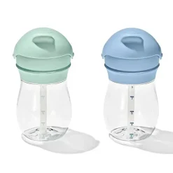 Oxo Straw, Sippy & Training Cups|Dishes, Utensils & Food Containers*- 2PkTot Transitions Straw Cup 9 Oz, Opal and Dusk