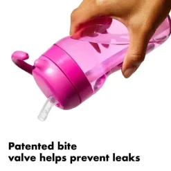Oxo Straw, Sippy & Training Cups|Dishes, Utensils & Food Containers*- Tot Adventure Water Bottle Pink, Plastic