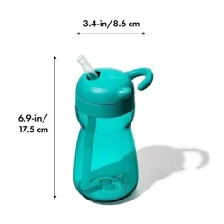 Oxo Straw, Sippy & Training Cups|Dishes, Utensils & Food Containers*- Tot Adventure Water Bottle Teal, Plastic