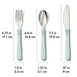 Oxo Utensils & Accessories|Dishes, Utensils & Food Containers*- Tot Cutlery For Big Kids, Opal