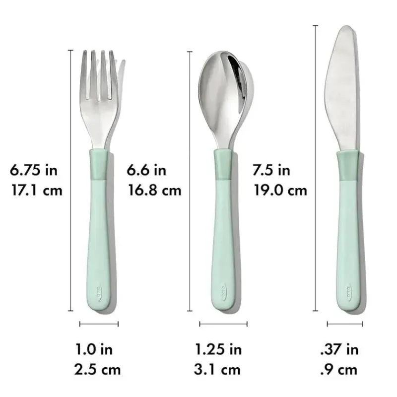 Oxo Utensils & Accessories|Dishes, Utensils & Food Containers*- Tot Cutlery For Big Kids, Opal