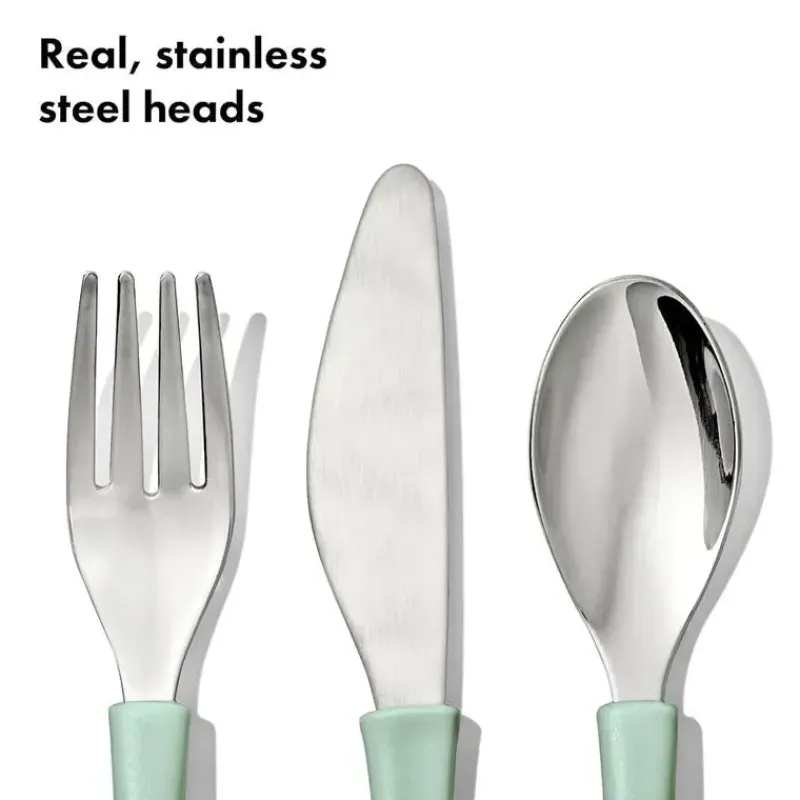 Oxo Utensils & Accessories|Dishes, Utensils & Food Containers*- Tot Cutlery For Big Kids, Opal