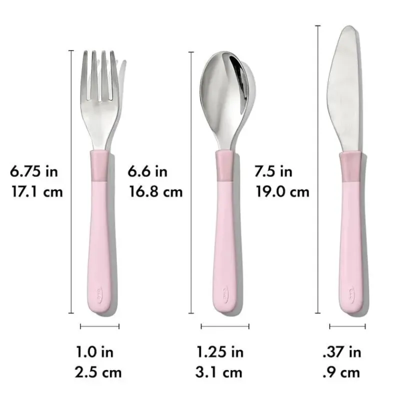 Oxo Utensils & Accessories|Dishes, Utensils & Food Containers*- Tot Cutlery For Big Kids, Blossom