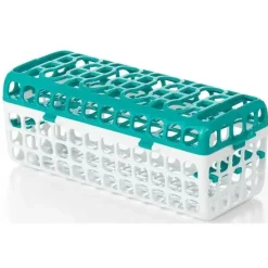 Oxo Utensils & Accessories|Dishes, Utensils & Food Containers*- Tot Dishwasher Basket for Bottle Parts & Accessories, Teal