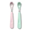 Oxo Utensils & Accessories|Dishes, Utensils & Food Containers*- Tot Feeding Spoon Set with Soft Silicone, Opal/Blossom