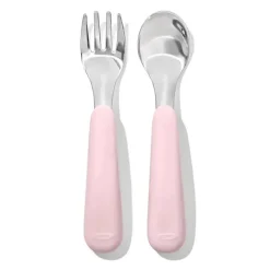 Oxo Utensils & Accessories|Dishes, Utensils & Food Containers*- Tot On-The-Go Fork and Spoon Set, Blossom