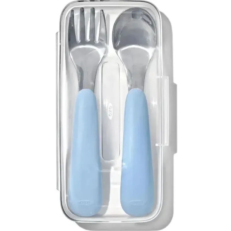 Oxo Utensils & Accessories|Dishes, Utensils & Food Containers*- Tot On-The-Go Fork and Spoon Set, Dusk