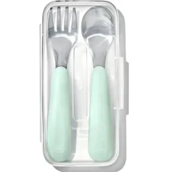 Oxo Utensils & Accessories|Dishes, Utensils & Food Containers*- Tot On-The-Go Fork and Spoon Set, Opal
