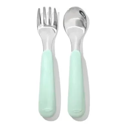 Oxo Utensils & Accessories|Dishes, Utensils & Food Containers*- Tot On-The-Go Fork and Spoon Set, Opal