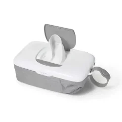 Oxo Wipes & Warmers*- Tot On-the-Go Wipes Dispenser with Diaper Pouch, Grey