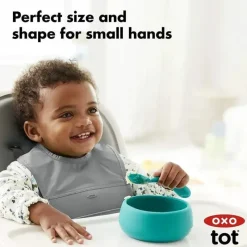 Oxo Plates & Bowls|Dishes, Utensils & Food Containers*- Tot Silicone Bowl, Teal
