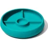 Oxo Plates & Bowls|Dishes, Utensils & Food Containers*- Tot Silicone Divided Plate, Teal