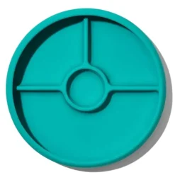 Oxo Plates & Bowls|Dishes, Utensils & Food Containers*- Tot Silicone Divided Plate, Teal