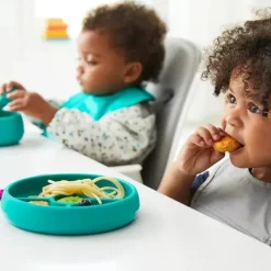 Oxo Plates & Bowls|Dishes, Utensils & Food Containers*- Tot Silicone Divided Plate, Teal