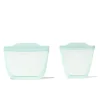 Oxo Food Jars & Snack Cups|Dishes, Utensils & Food Containers*- Tot Silicone Reusable Bags - 2 Piece Cup And Snack Set, Opal