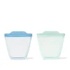 Oxo Food Jars & Snack Cups|Dishes, Utensils & Food Containers*- Tot Silicone Reusable Bags 2 Pc Stand Up Cup Set, Opal And Dusk