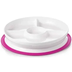 Oxo Suction Plates & Bowls|Dishes, Utensils & Food Containers*- Tot Stick & Stay Divided Plate, Pink