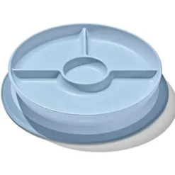 Oxo Plates & Bowls|Dishes, Utensils & Food Containers*- Tot Stick & Stay Suction Divided Plate, Dusk