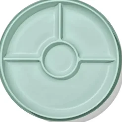 Oxo Plates & Bowls|Dishes, Utensils & Food Containers*- Tot Stick & Stay Suction Divided Plate, Opal