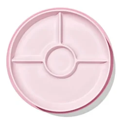 Oxo Plates & Bowls|Dishes, Utensils & Food Containers*- Tot Stick and Stay Suction Divided Plate, Blossom