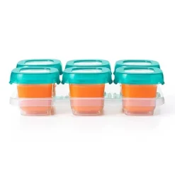 Oxo Food Storage*Tot Baby Block Freezer Storage Containers 2 oz - Teal