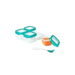 Oxo Food Jars & Snack Cups|Dishes, Utensils & Food Containers*Tot Baby Blocks Freezer Storage Containers 4 oz - Teal