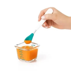Oxo Food Storage*Tot Glass Baby Blocks 4 oz - Teal