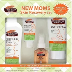 Palmers Mom Skincare & Beauty Products|Gift For Mom*Palmer's - Cocoa Butter Formula New Moms Skin Recovery Set (Set of 4)