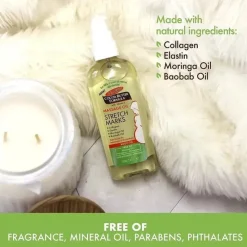 Palmers Mom Skincare & Beauty Products|Gift For Mom*Palmer's - Cocoa Butter Formula Massage Oil for Stretch Marks and Pregnancy Skincare, 3.4 Ounces