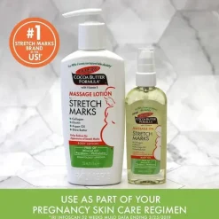 Palmers Mom Skincare & Beauty Products|Gift For Mom*Palmer's - Cocoa Butter Formula Massage Oil for Stretch Marks and Pregnancy Skincare, 3.4 Ounces
