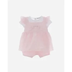 Patachou Baby One-Pieces*- Baby Girl Jersey Romper, Pink