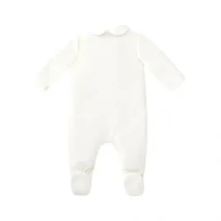 Paz Rodriguez Baby Onesies & Bodysuits*- Baby Boy Knit Newborn Romper Dulzura, Cream