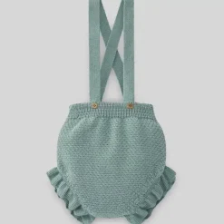 Paz Rodriguez Baby One-Pieces*- Baby Boy Knit Bloomers Merlo, Sage Green