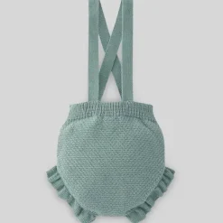 Paz Rodriguez Baby One-Pieces*- Baby Boy Knit Bloomers Merlo, Sage Green
